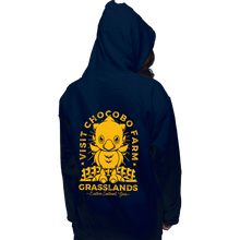 Load image into Gallery viewer, Shirts Pullover Hoodies, Unisex / Small / Navy Grasslands Area Farm