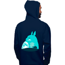 Load image into Gallery viewer, Shirts Pullover Hoodies, Unisex / Small / Navy Silhouettes