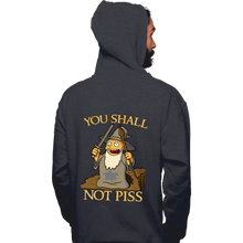 Load image into Gallery viewer, Shirts Pullover Hoodies, Unisex / Small / Dark Heather You Shall Not Piss