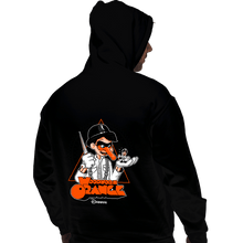Load image into Gallery viewer, Secret_Shirts Pullover Hoodies, Unisex / Small / Black Woodwork Orange