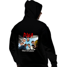 Load image into Gallery viewer, Shirts Pullover Hoodies, Unisex / Small / Black Paper With Attitude