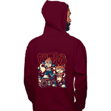 Load image into Gallery viewer, Secret_Shirts Pullover Hoodies, Unisex / Small / Maroon Pump It Up