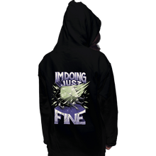 Load image into Gallery viewer, Daily_Deal_Shirts Pullover Hoodies, Unisex / Small / Black Doing Just Fine
