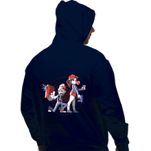 Load image into Gallery viewer, Secret_Shirts Pullover Hoodies, Unisex / Small / Navy Zombies Ate My