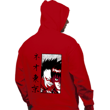 Load image into Gallery viewer, Shirts Pullover Hoodies, Unisex / Small / Red Neo Tokyo