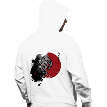 Load image into Gallery viewer, Shirts Pullover Hoodies, Unisex / Small / White Red Sun Guts