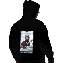 Load image into Gallery viewer, Daily_Deal_Shirts Pullover Hoodies, Unisex / Small / Black Tarot Ghibli The Magician