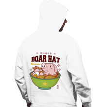 Load image into Gallery viewer, Shirts Pullover Hoodies, Unisex / Small / White Boar Hat Ramen