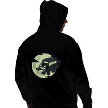 Load image into Gallery viewer, Shirts Pullover Hoodies, Unisex / Small / Black Midnight Nekobus