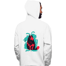 Load image into Gallery viewer, Shirts Pullover Hoodies, Unisex / Small / White Cat Shapes