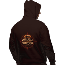 Load image into Gallery viewer, Shirts Pullover Hoodies, Unisex / Small / Dark Chocolate I Simply Walked