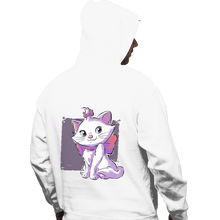Load image into Gallery viewer, Daily_Deal_Shirts Pullover Hoodies, Unisex / Small / White Vain Cat