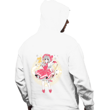 Load image into Gallery viewer, Shirts Pullover Hoodies, Unisex / Small / White Sakura