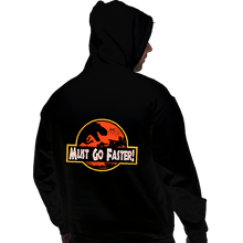 Load image into Gallery viewer, Daily_Deal_Shirts Pullover Hoodies, Unisex / Small / Black Must Go Faster