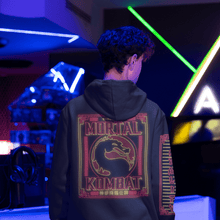 Load image into Gallery viewer, Daily_Deal_Shirts Pullover Hoodies, Unisex / Small / Black Fatality Neon Long Sleeve