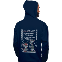 Load image into Gallery viewer, Shirts Pullover Hoodies, Unisex / Small / Navy Christmas List
