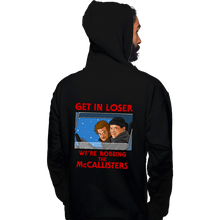 Load image into Gallery viewer, Daily_Deal_Shirts Pullover Hoodies, Unisex / Small / Black Get In Loser