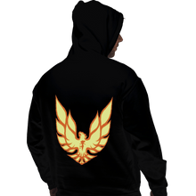 Load image into Gallery viewer, Shirts Pullover Hoodies, Unisex / Small / Black Dark Phoenix Firebird