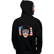 Load image into Gallery viewer, Shirts Pullover Hoodies, Unisex / Small / Black Star Spangled Butt