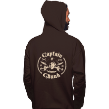Load image into Gallery viewer, Shirts Pullover Hoodies, Unisex / Small / Dark Chocolate Captain Chunk
