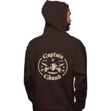Load image into Gallery viewer, Shirts Pullover Hoodies, Unisex / Small / Dark Chocolate Captain Chunk