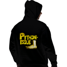 Load image into Gallery viewer, Shirts Pullover Hoodies, Unisex / Small / Black Pythonesque