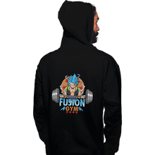 Load image into Gallery viewer, Shirts Pullover Hoodies, Unisex / Small / Black Fusion Gym