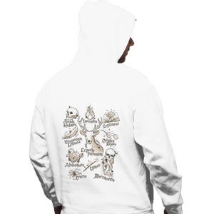 Shirts Pullover Hoodies, Unisex / Small / White Magic Spell notes