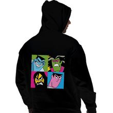 Load image into Gallery viewer, Shirts Pullover Hoodies, Unisex / Small / Black Pop Samurai