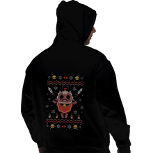 Load image into Gallery viewer, Shirts Pullover Hoodies, Unisex / Small / Black Lamb Christmas
