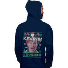 Load image into Gallery viewer, Shirts Zippered Hoodies, Unisex / Small / Navy Kevin Sweater