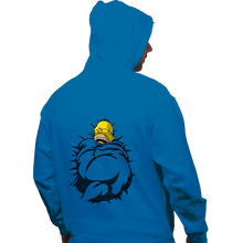 Load image into Gallery viewer, Daily_Deal_Shirts Pullover Hoodies, Unisex / Small / Sapphire Big Toasty Cinnamon Bun