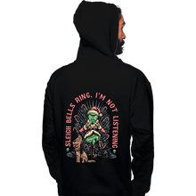 Load image into Gallery viewer, Daily_Deal_Shirts Pullover Hoodies, Unisex / Small / Black Sleigh Bells Ring