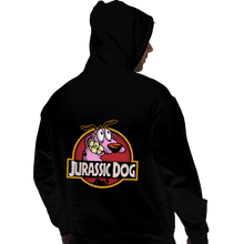 Load image into Gallery viewer, Daily_Deal_Shirts Pullover Hoodies, Unisex / Small / Black Jurassic Dog