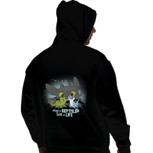Load image into Gallery viewer, Shirts Zippered Hoodies, Unisex / Small / Black Adopt A Reptile