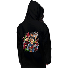 Load image into Gallery viewer, Daily_Deal_Shirts Pullover Hoodies, Unisex / Small / Black Hail To The Devil Hunters