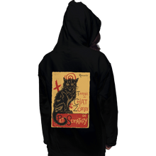 Load image into Gallery viewer, Shirts Pullover Hoodies, Unisex / Small / Black Chat Zombi