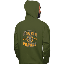 Load image into Gallery viewer, Shirts Pullover Hoodies, Unisex / Small / Military Green Joburg Prawns