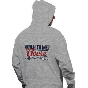 Daily_Deal_Shirts Pullover Hoodies, Unisex / Small / Sports Grey Top Goose