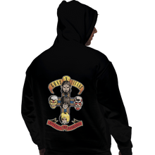 Load image into Gallery viewer, Shirts Pullover Hoodies, Unisex / Small / Black Guns N Titans