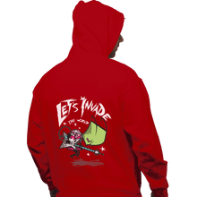 Load image into Gallery viewer, Shirts Pullover Hoodies, Unisex / Small / Red Zim Pilgrim

