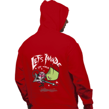 Load image into Gallery viewer, Shirts Pullover Hoodies, Unisex / Small / Red Zim Pilgrim