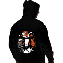 Load image into Gallery viewer, Daily_Deal_Shirts Pullover Hoodies, Unisex / Small / Black Spooky Kitty Crew