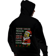 Load image into Gallery viewer, Daily_Deal_Shirts Pullover Hoodies, Unisex / Small / Black I&#39;ll Be Homer For Christmas
