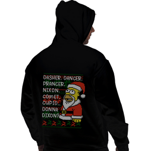 Daily_Deal_Shirts Pullover Hoodies, Unisex / Small / Black I'll Be Homer For Christmas