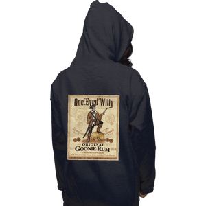 Daily_Deal_Shirts Pullover Hoodies, Unisex / Small / Dark Heather One Eyed Willy Rum