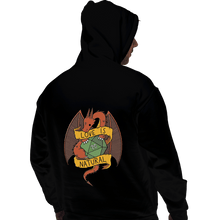 Load image into Gallery viewer, Shirts Pullover Hoodies, Unisex / Small / Black RPG Dragon