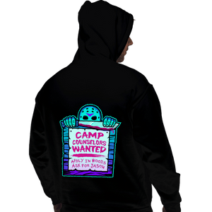 Daily_Deal_Shirts Pullover Hoodies, Unisex / Small / Black Camp Counselors Wanted