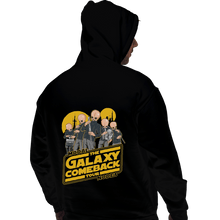 Load image into Gallery viewer, Shirts Zippered Hoodies, Unisex / Small / Black Galaxy Comeback