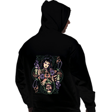 Load image into Gallery viewer, Daily_Deal_Shirts Pullover Hoodies, Unisex / Small / Black Beetlejuice & Lydia Card